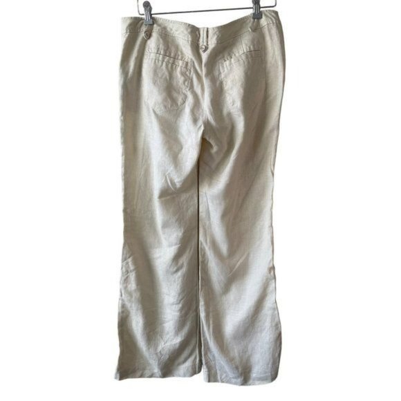 French Connection  Women's Relaxed Fit 100% Linen Trouser Pants - Picture 2 of 6